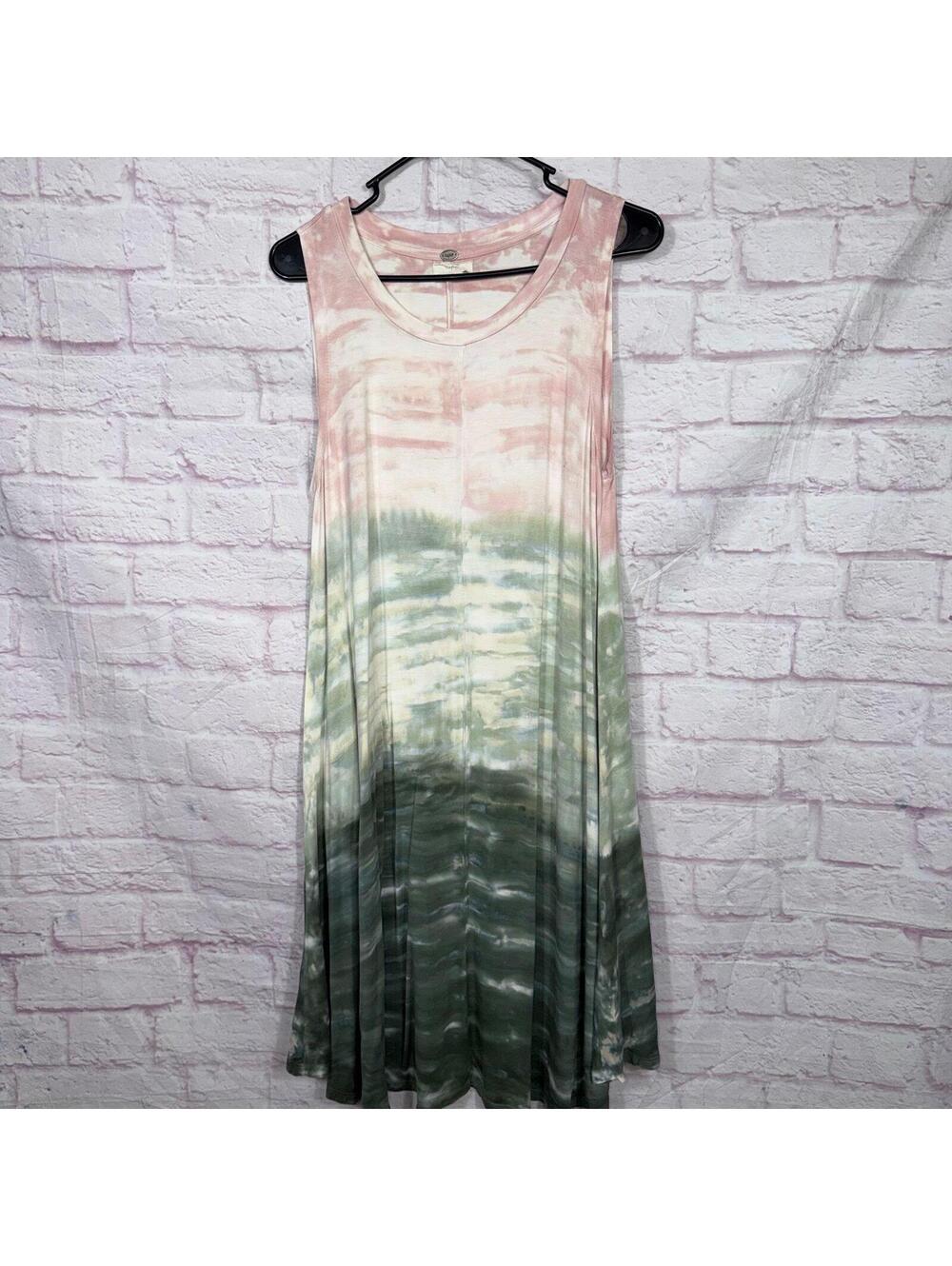 Cupio Tie-Dye Sleeveless Midi Dress Size Medium